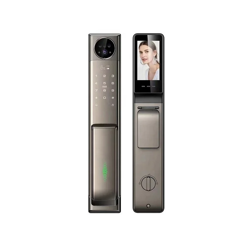 High Quality 3D Face ID S923MAX Tuya Wifi Smart Fingerprint Password IC Card Key Smart Locks With Video Calling