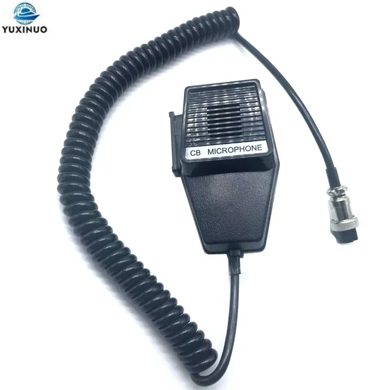 Handheld CM4 CB Radio Speaker Mic Microphone 4 Pin for Cobra PR240 PR350 PR550 PR3000 MRHH100 Uniden Automatic Car Walkie Talkie