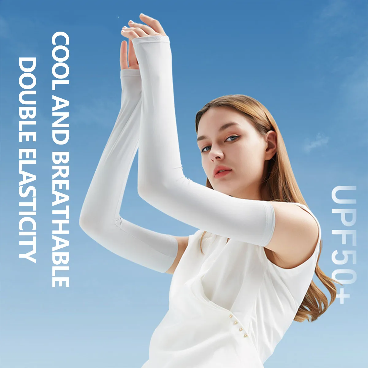 

Летние женские рукава со льдом, высокоэластичные, не плотные, легкие, дышащие, для вождения и верховой езды на открытом воздухе, защита от ультрафиолета, защита рук