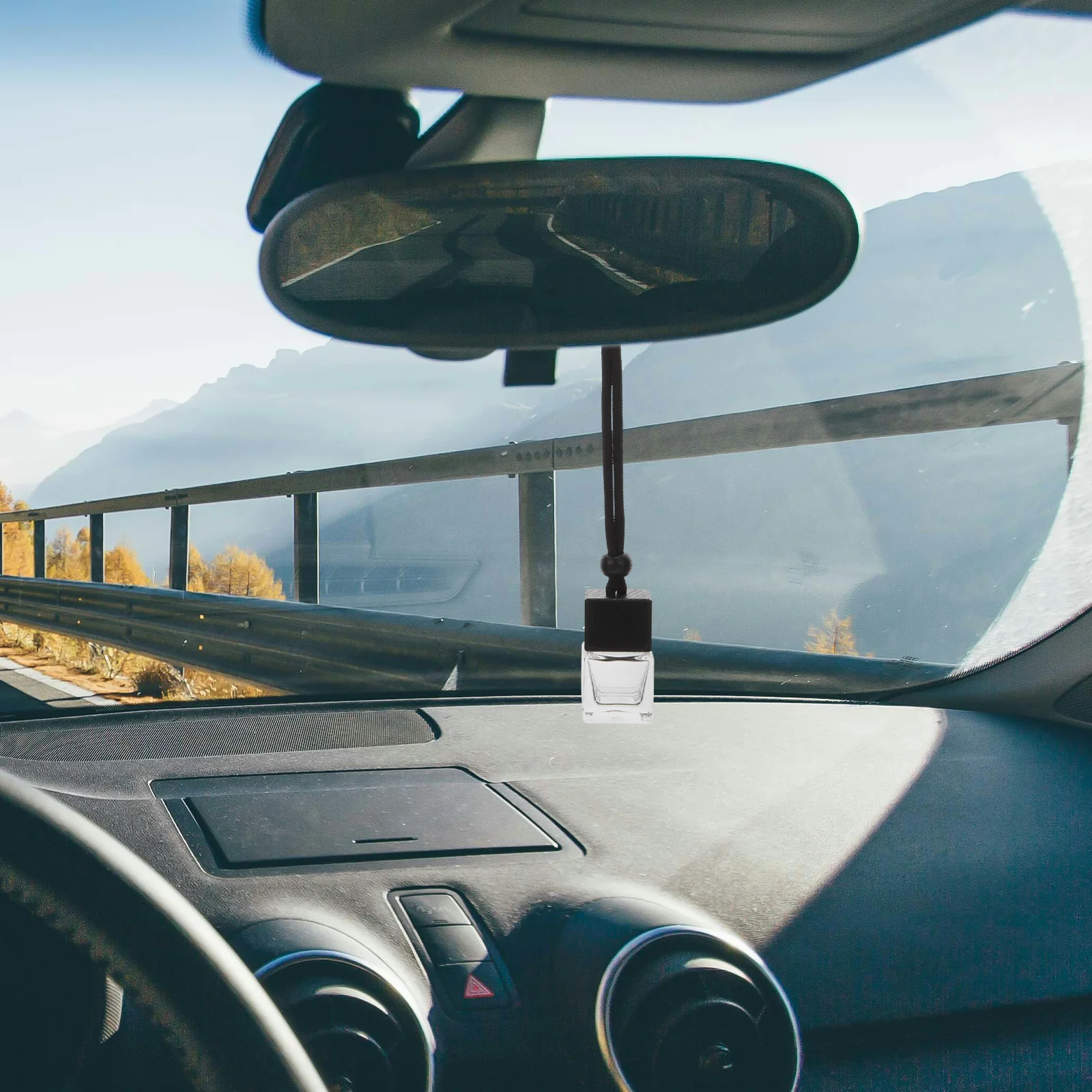 6 Stuks Auto Parfum Diffuser Stevig Glas 8 Ml Lege Geurfles Achteruitkijkspiegel Opknoping Accessoires Auto Parfum Diffuser