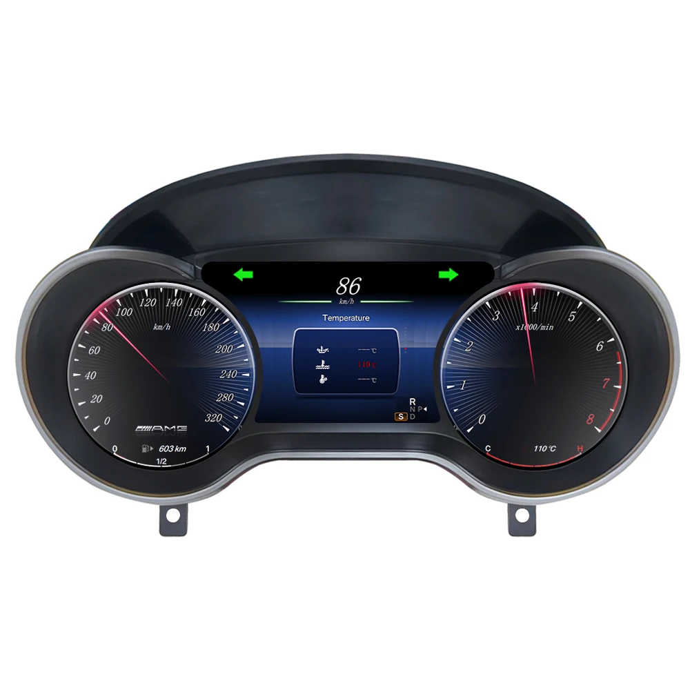 12.3 LCD Digitale Dashboard Cluster Voor Benz R Klasse ML GL GLE GLS W164 2006-2019 Jaar Auto instrumentenpaneel Cockpit Speedme