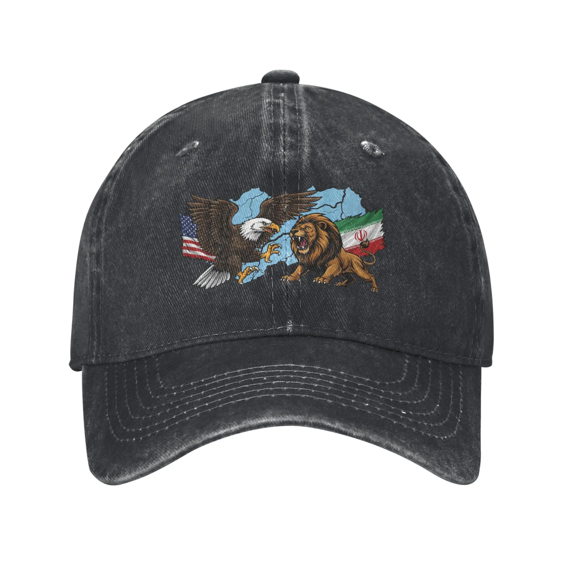 bone-de-beisebol-personalizado-com-mapa-da-bandeira-do-ira-e-emblema-de-leao-e-sol-para-homens-e-mulheres-ajustavel-estilo-dad-hat-verao