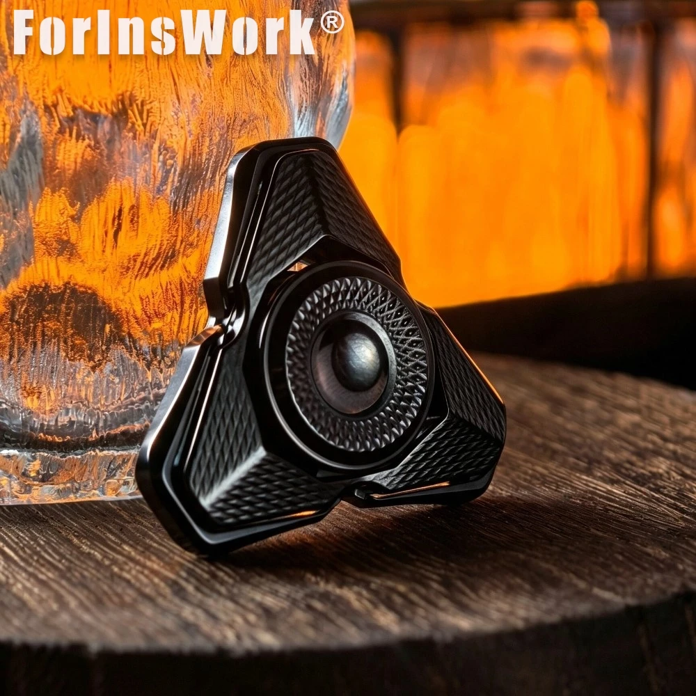 SUAN Q-S Titanium-Tungsten Qilin Pattern Gyroscope Spinner Fidget Limited 246 Pcs Armor-Breaking Fidget Spinner