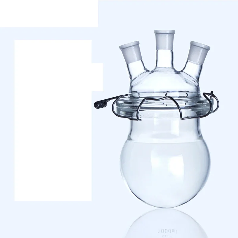

Single-Layer Glass Reaction Kettle Quick Release Open Reactor Split Single Port