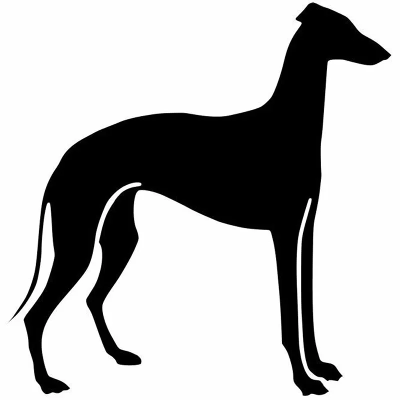 

15cm Greyhound Dog Car Accessories Decals Products Exterior Parts Motorcycle Stickers Sticker Cute, Decoration Stylish, PVC PVC