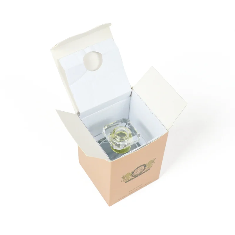 

reusable gift green packaging folding cosmetic storage luxury designed perfume fragrance beauty unique skincare box