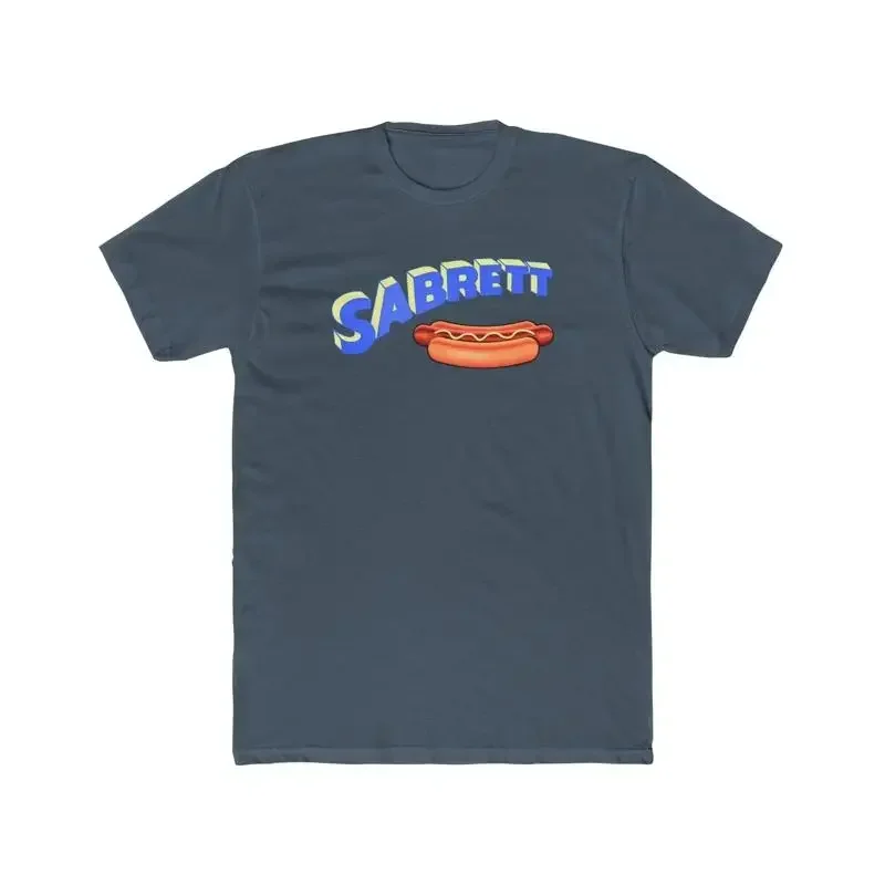 Sabrett Hotdogs New York City Street Food Men s Cotton Crew Tee