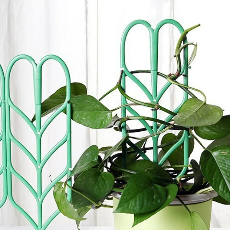 3pcs/Pack Plant Support Stand Plastic Cactus Rack Vines Climbing Frame Balcony Tomato Strawberry Potted Fixed Stake Trellis