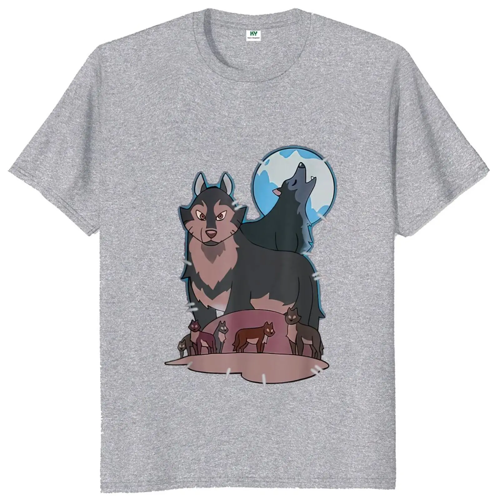 Hunter’s Wolf Owl House T Shirt American Fantasy TV Animation Series T-Shirt 100% Cotton EU Size Tops Tee