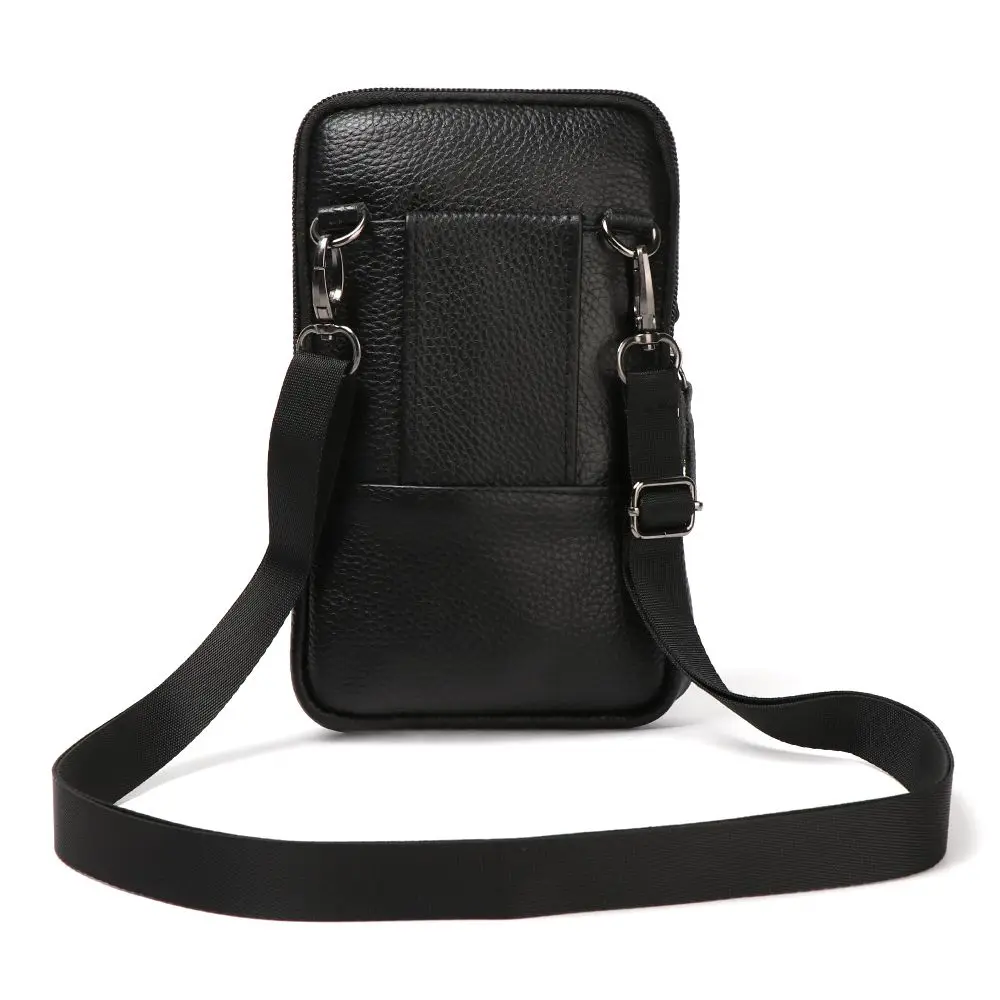 Men Multi-function Leather Shoulder Messenger Bag Handbag Belt Casual Leisure