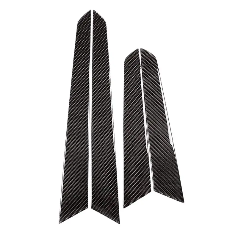 AASS-8X Car Carbon Fiber Interior Door Panel Cover Trim For Mercedes Benz C Class W204 08-13