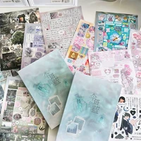 32 Sheets/Piece Korean Ins Cute Decorative Sticker Book Scrapbooking Journal Phone Sticker Kids Gift School Stationery 2