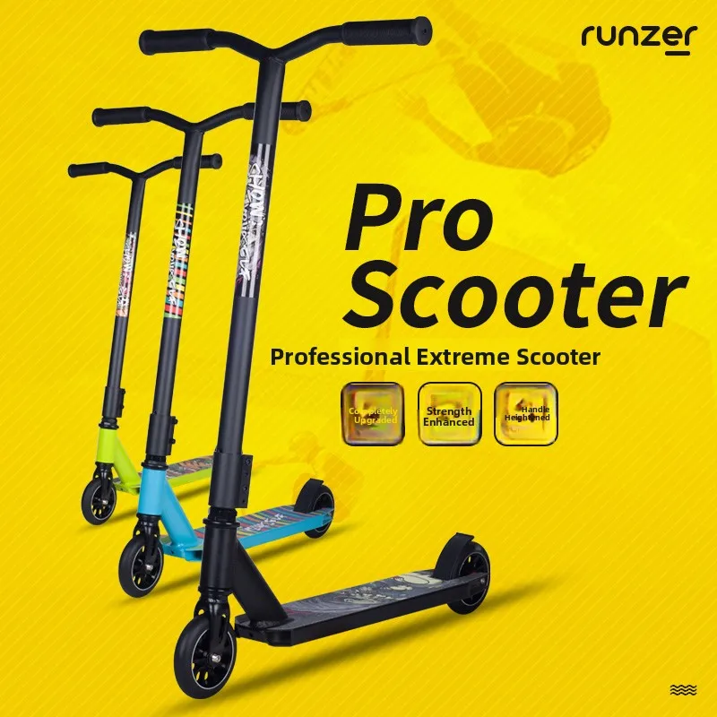 

Professional Scooter Extreme Skateboard Stunt Jump Floral Adult Teenage Two-Wheel Step Vehicle New Model Oth Brand