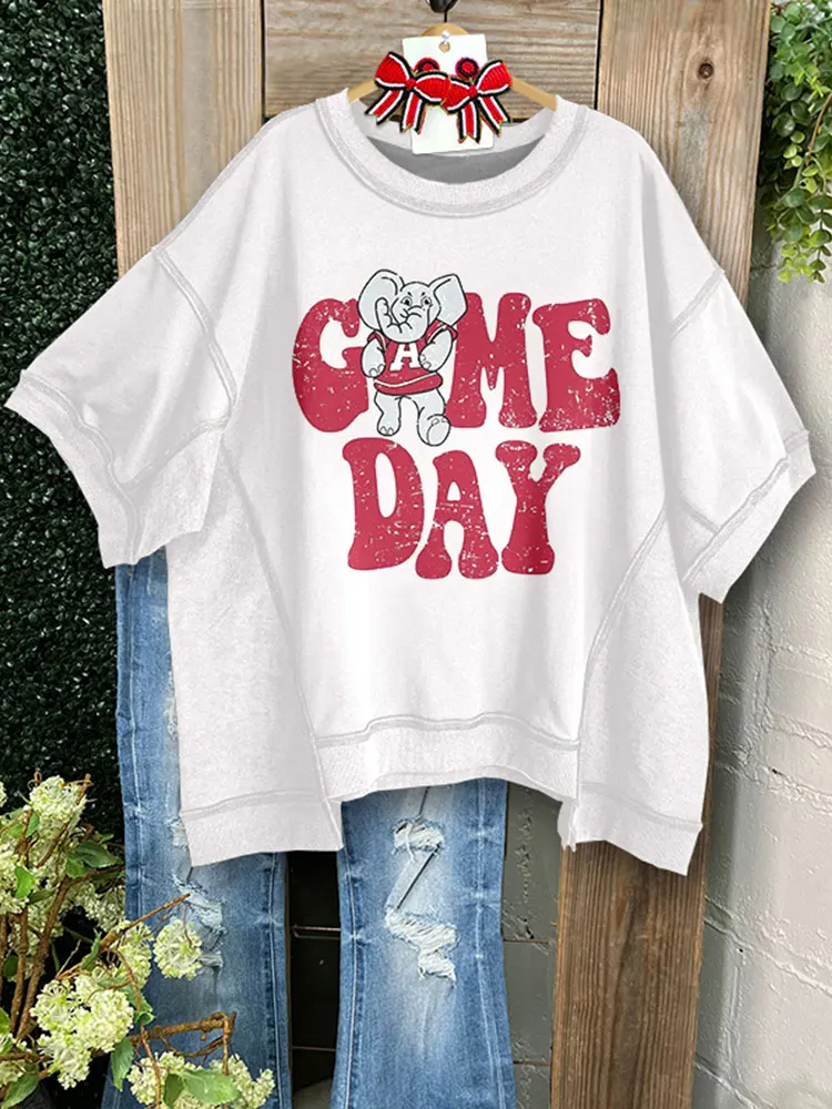 

Classic Football Gameday Half Sleeve Sweatshirt