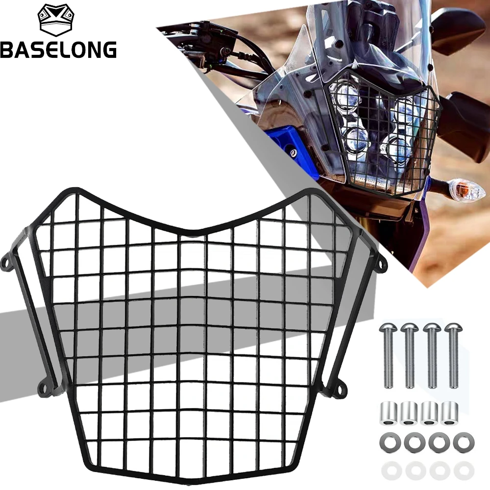 For Yamaha TENERE700 Tenere 700 T7 Rally 2019-2020-2021-2022-2023-2024 Motorcycle Headlight Guard Protector Grille Grill Cover