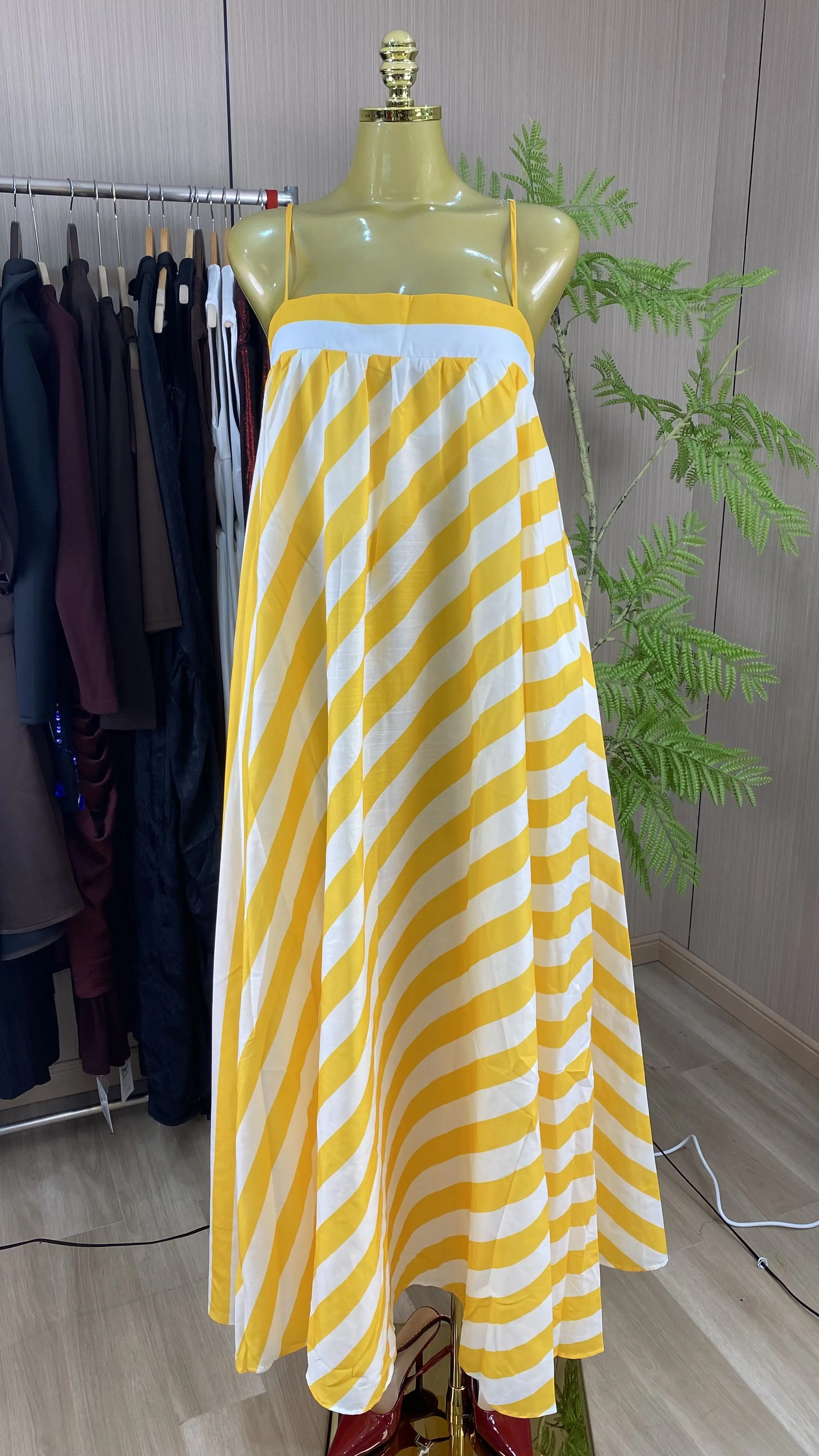 

2026 Summer New Fashionable Resort Casual Midi Dress-GZXX814