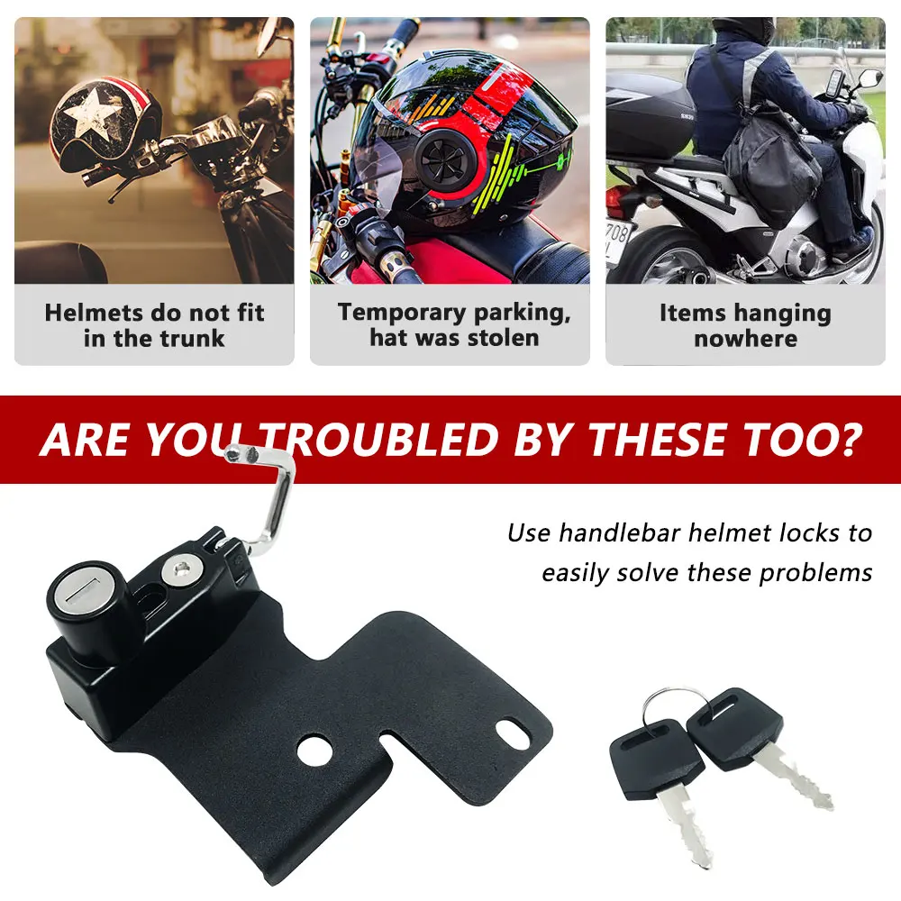 

Замок для мотоциклетного шлема, подходит для HARLEY SportsterS RH1250S 2021-NIGHTSTER RH975 2022-аксессуары, противоугонный предохранительный замок для шлема