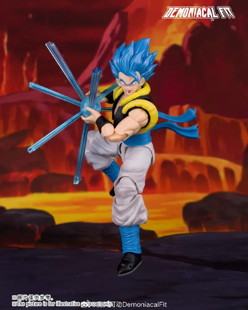 

Фигурка Demoniacal Fit Gogeta Dragon Ball Z Super Saiyan Blue Hero Waltz Gogeta The Supreme Dance, аниме-фигурка, игрушка, подарок