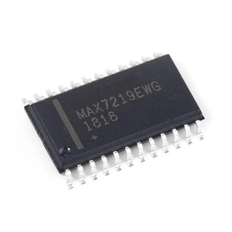 5PCS MAX7219EWG  MAX7219 SOP-24   MAX7219CWG  Plastic protective casing