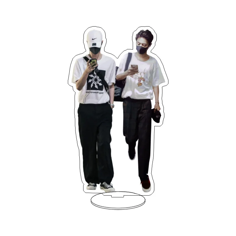 Xiao Zhan Wang Yibo Celebrity Peripheral  Acrylic Model Signboard Bo Jun Yi Xiao Stand Desktop Decoration Ornament Support Gifts