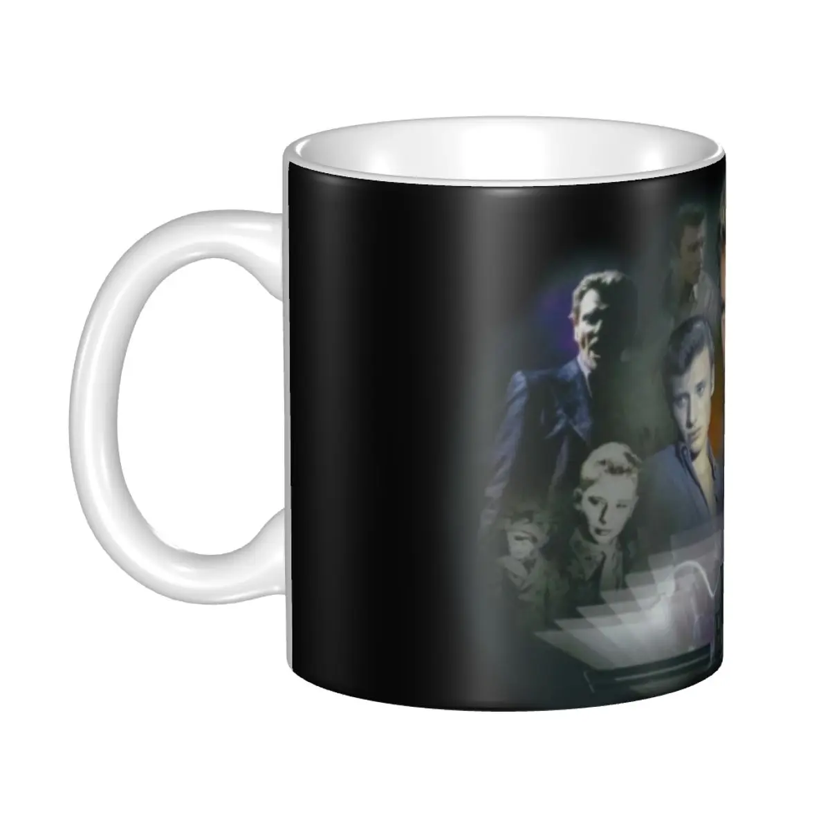 

Johnny Hallyday Coffee Mug DIY Customized Singer Actor Ceramic Milk Tea Mug