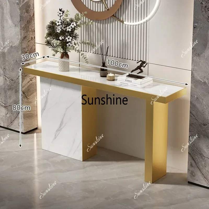 Luxury Style Entryways Table Decoration Aesthetic European Elegant Console Tables Easy Pack Konsolentisch Living Room FurnitureT