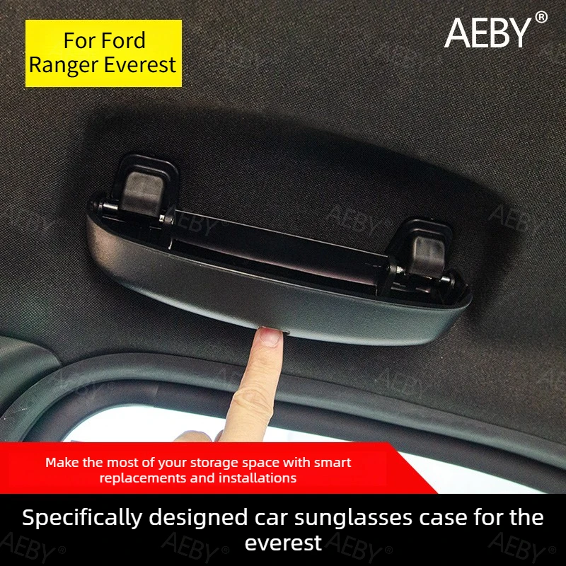 

For Ford Ranger Everest 2015-2021 sunglasses frame,Car sun visor clip multifunctional sunglasses case,Interior Accessories