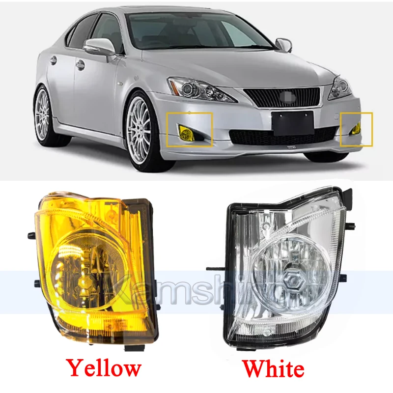 

Kamshing 1 пара противотуманных фар переднего бампера для Lexus IS250 IS350 2006-2010 противотуманная фара сигнальная лампа переднего бампера