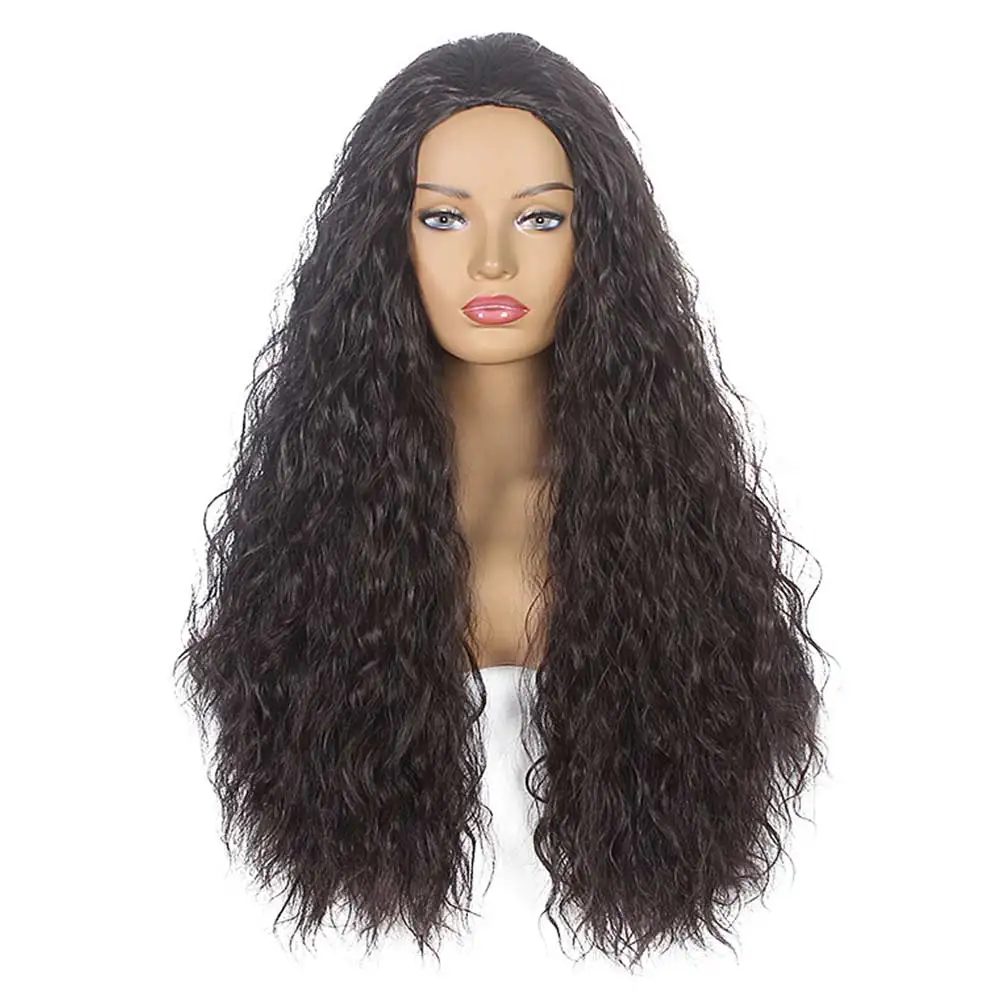 Moala Wigs Women Girls Movie Cartoon Ocean Princess Cosplay Costume Accessories Props Adult Woman Roleplay Hair Woman Halloween