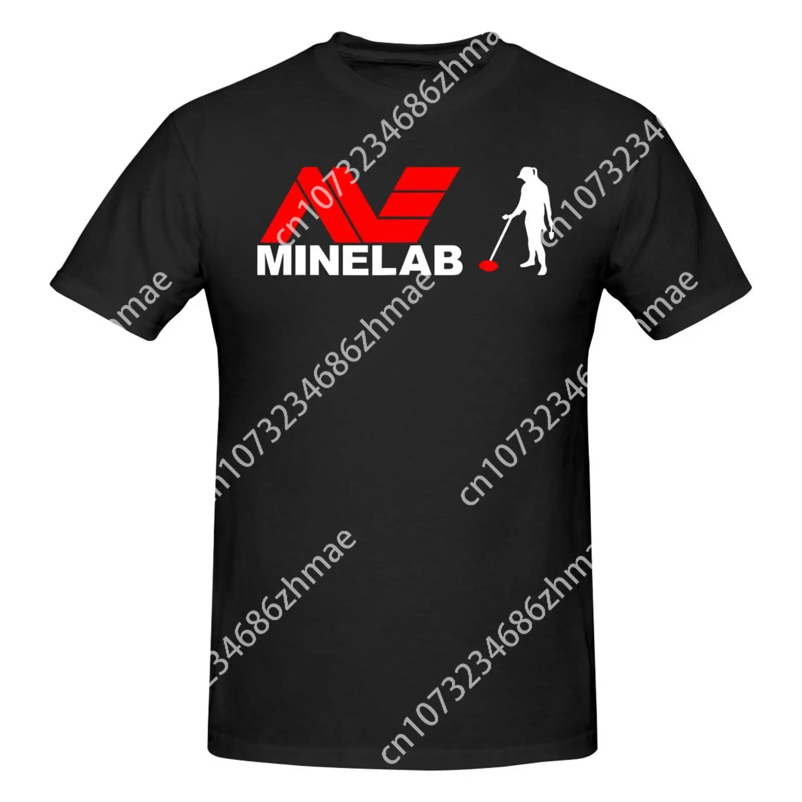 Hot Fashion Casual Funny Short Shirt New Minelab Logo T-Shirt