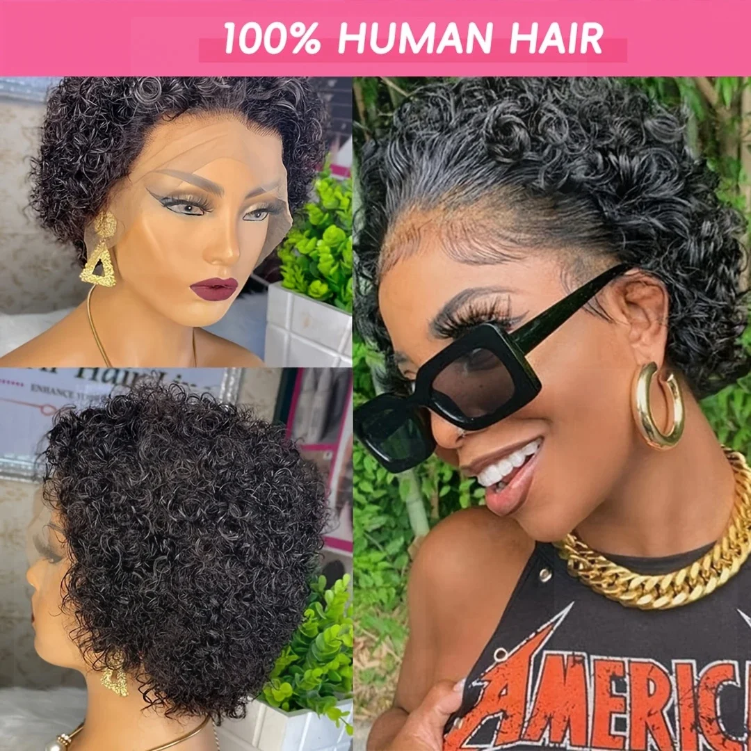 

Curly Bob Short Human Hair Wigs 5x5 Hd Lace Closure Wig High Density 4x4 Closure Human Hair Wig Glueless Wig Ready To Wear Women