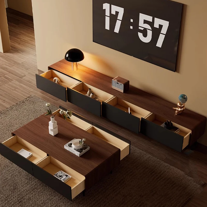 

Vintage Old Fashioed Tv Stands With Drawers Elegant Glamour American Tv Stands Retro Space Saving Mueble Salón Tv Furniture