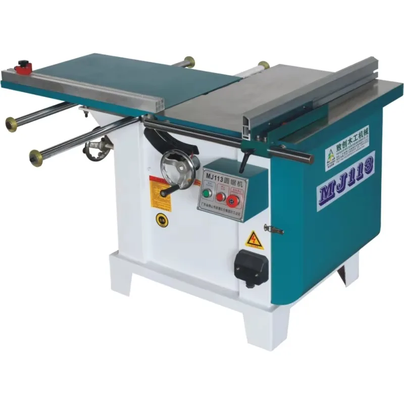 High Quality Circular Saw Sliding Table Woodworking Machine Inclined Swing Angle Motor Top Selling Product for Woodworking Shaft
