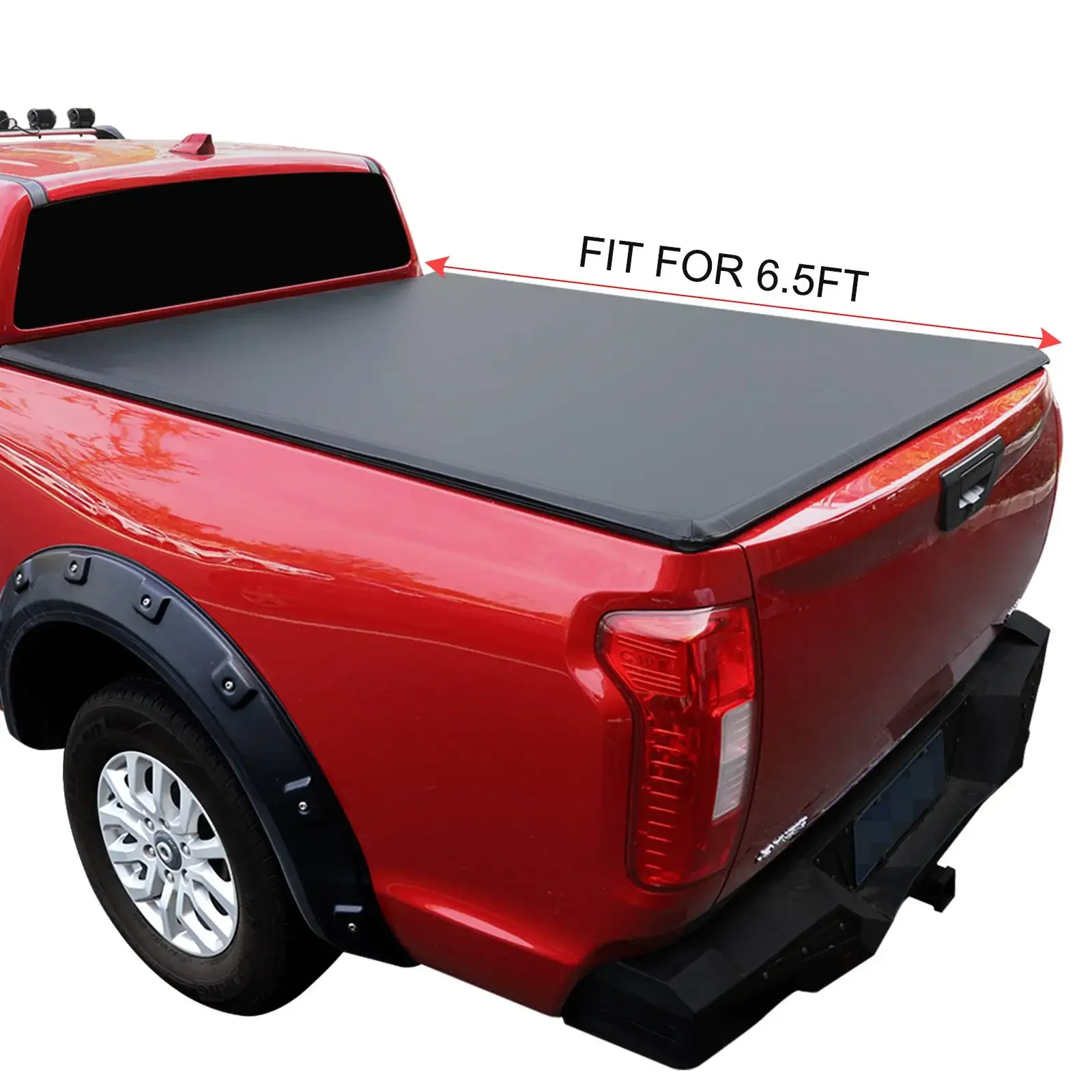 

6.5' Bed Soft Roll-Up Tonneau Cover Pickup Truck For 1999-2006 Silverado Sierra