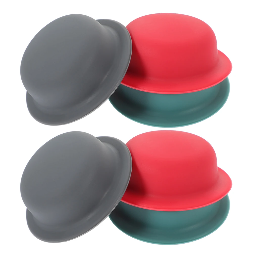 

6 Pcs Pot Handle Covers Heat Resistant Anti Scalding Silicone Cooking Accessories Nonslip Lid Knob Protector Kitchen Gadgets