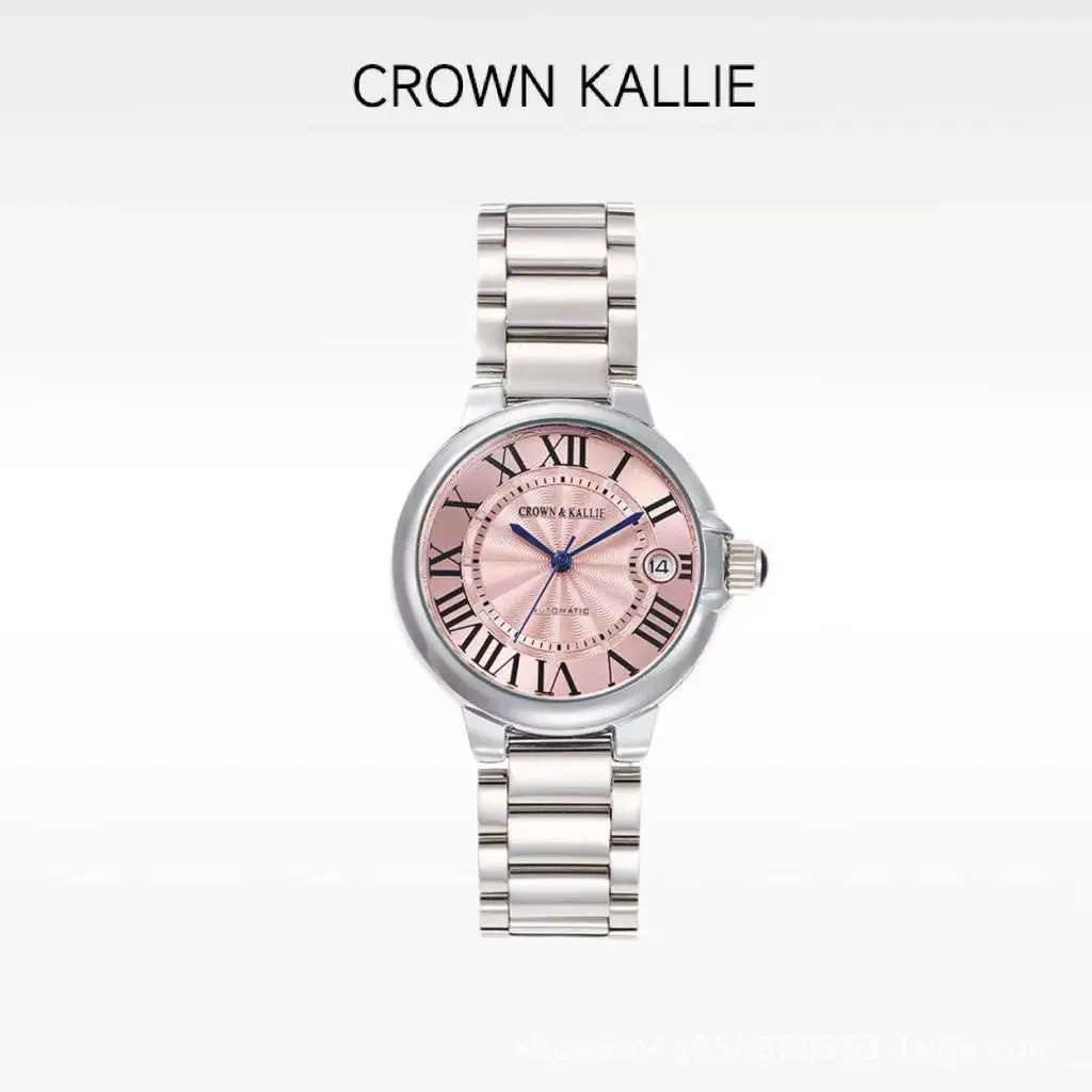 Crown Kallie - Official Automatic Pink Balloon Ladies' Anniversary Limited Edition Back Through Tourbillon Watch ck101