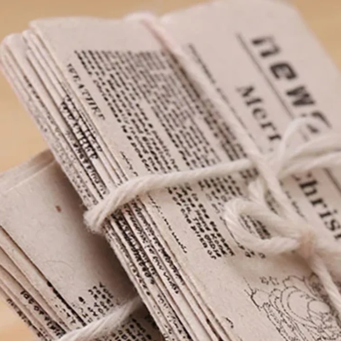 

1/12 Dollhouse Miniature Retro Newspaper Set Simulation Model Toys Home Furniture Accessories