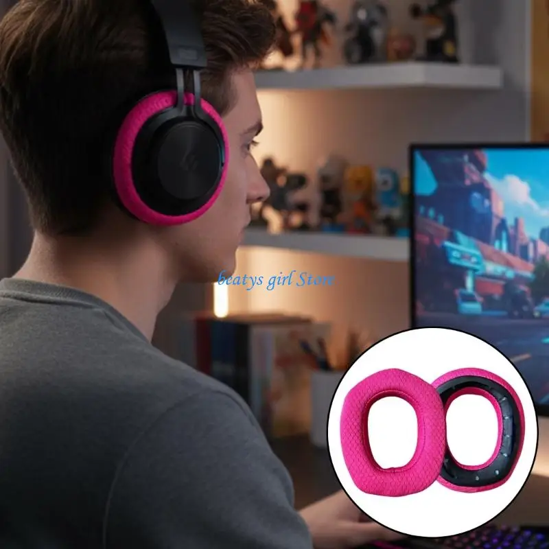 C7AB Earpads for G435 Ergonomic Ear Pads Replacement With Ventilated Design Noise Isolation Memory Foam