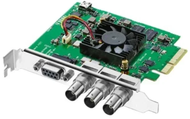 การ์ดแคปเจอร์วิดีโอ Decklink SDI 4K การ์ดเล่นวิดีโอระดับมืออาชีพ การ์ดแคปเจอร์วิดีโอบนหน้าจอ