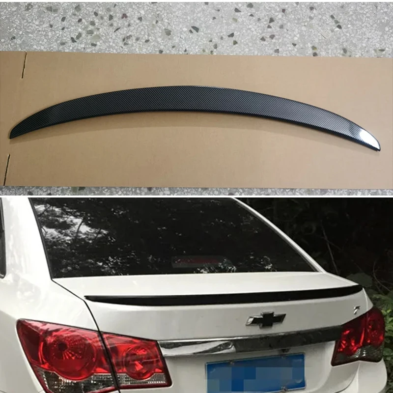 Use For Chevrolet Cruze Daewoo Lacetti Premiere 2009-2014 Spoiler ABS Plastic Rear Trunk Wing Car Body Kit Accessories