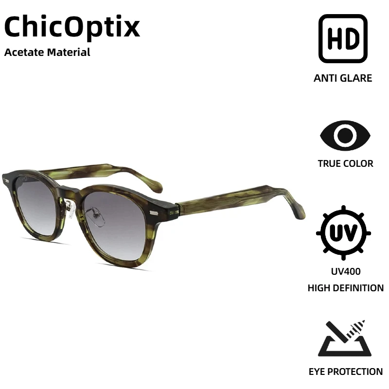 

ChicOptix, модные винтажные женские солнцезащитные очки, мужские роскошные брендовые дизайнерские солнцезащитные очки UV400, цветные нейлоновые линзы Gafas De Sol Mujer