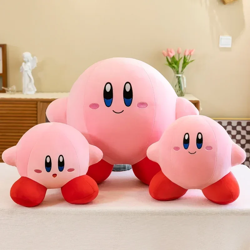 30Cm Anime Star Kirby Figure Speelgoed Zacht Dier Pop Roze Pop Slaapkussen Kamer Ornament Decoratie Speelgoed Voor Kinderen Cadeau