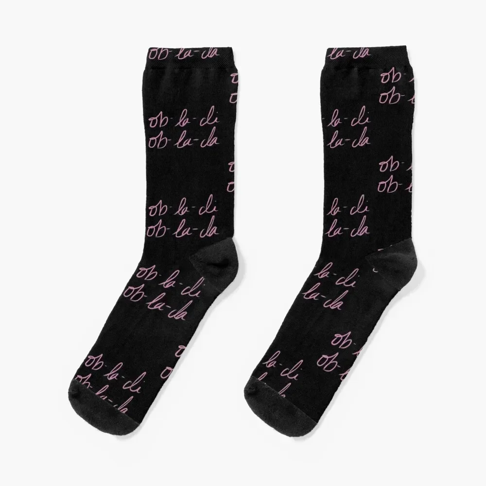 

Ob-la-di Ob-la-da Socks Stockings New year's christmas gifts soccer anti-slip Women Socks Men's