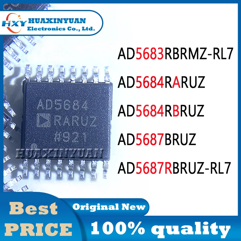 1PCS/Lot AD5683RBRMZ-RL7 AD5684RARUZ AD5684RBRUZ AD5687BRUZ AD5687RBRUZ-RL7 AD5687 AD5683 AD5684 AD568  New and Original Ic Chip