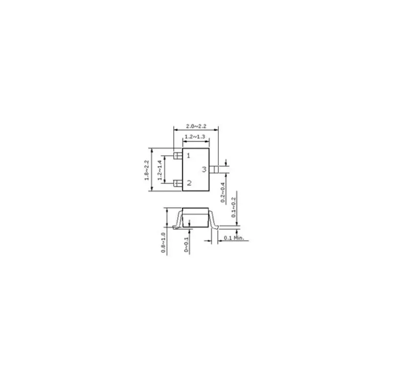 10PCS Patch triode 1At 1Bt 1Ht 1Ft 1Et 1Gt 3Bt 3Dt 3Ht 3Ft 3Gt 5Bt 6Bt 5Ct 6Ct K72 A7t A4t 44t S43 K38 SOT323 Chip imprinting