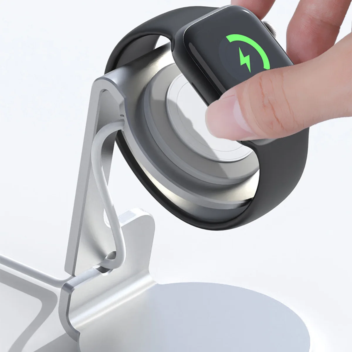 Aluminum Bracket Charger Dock Station Charging Holder for Apple Watch Stand Serie Ultra 1 2/10/9/SE/8/7/6/5/4/3/2/1