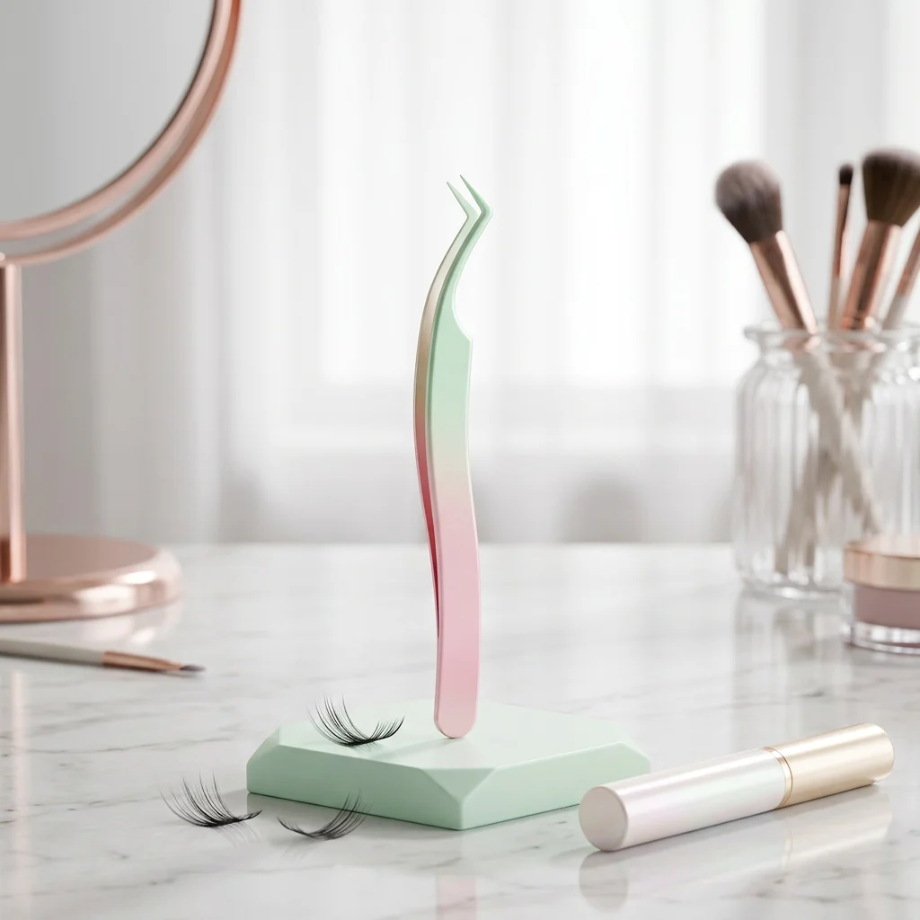 Professional Eyelash Tweezers - Beauty Makeup Artist recension och pris
