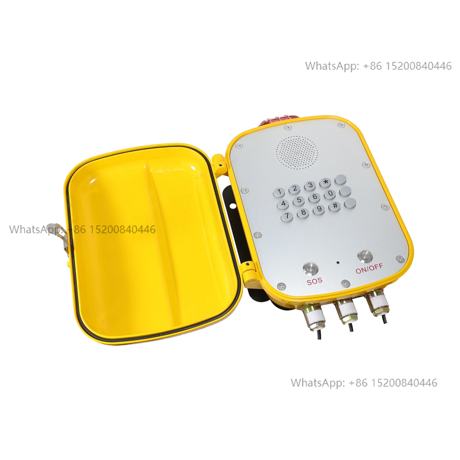 Power Tools Hazard - Telefon SIP z zasilaniem PoE i