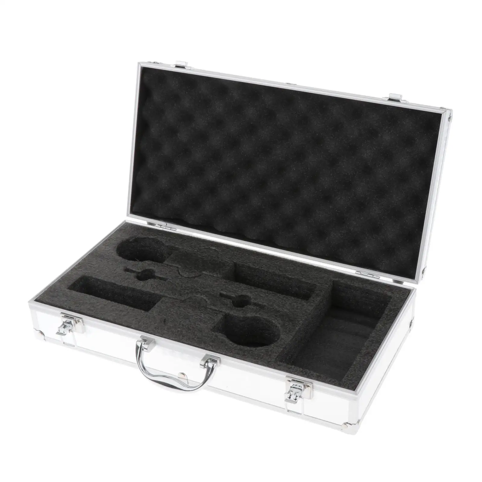 Microphone Case Mic Case Hard Professional Instrument Box Hard Shell Mic Case Mic Carrying Case for Chat Room Internet Singing