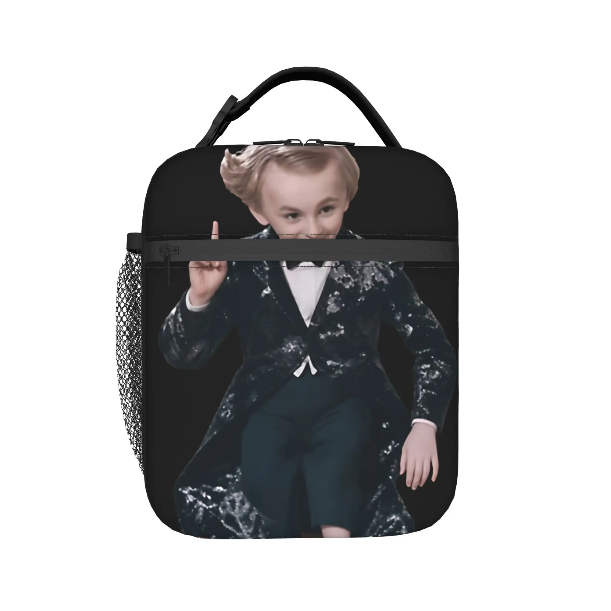 Rumpelstiltskin Point Cut Sequin Gesture Meme Insulated Lunch Bag Leakproof  Lunch Container Cooler Bag Tote Lunch Box College